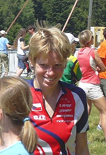 Dana Brožková Czech orienteering competitor