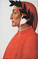 Dante Alighieri, von Sandro Botticelli porträtiert