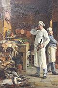 Le cuisinier embarrassé, de Denis Bergeret (1846-1910).