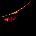 Detached Solar prominence.