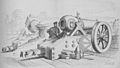 Die Gartenlaube (1870) b 733.jpg Gezogene Riesenmörser vor Straßburg Nach der Natur aufgenommen am 28. September von R. Heck