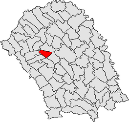 Location in Botoșani County