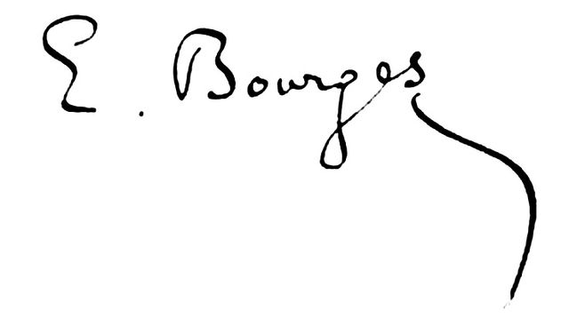 Signature de Élémir Bourges