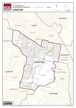 <span class="mw-page-title-main">Electoral district of Stretton</span> State electoral district of Queensland, Australia