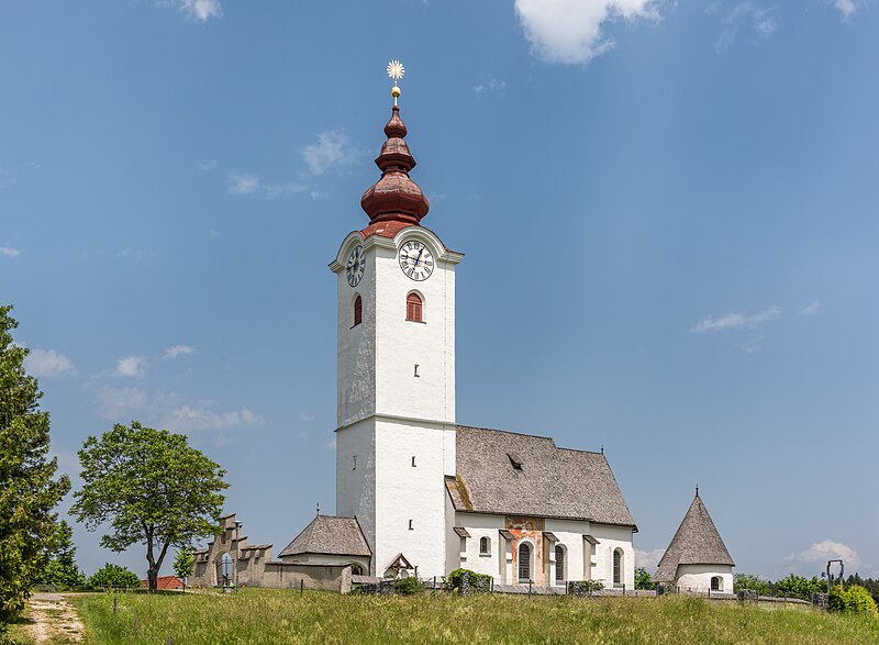 File:Ebenthal Radsberg Pfarrkirche hl. Lambert SSW-Ansicht 12062019 6739.jpg