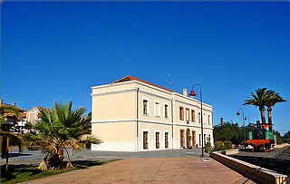 <span class="mw-page-title-main">Corrales railway station</span> Former railway station in Corrales, Andalusia.