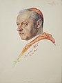 Kardynał August Hlond (Litografia kolorowa wydana przez Księgarnię Świętego Wojciecha)
