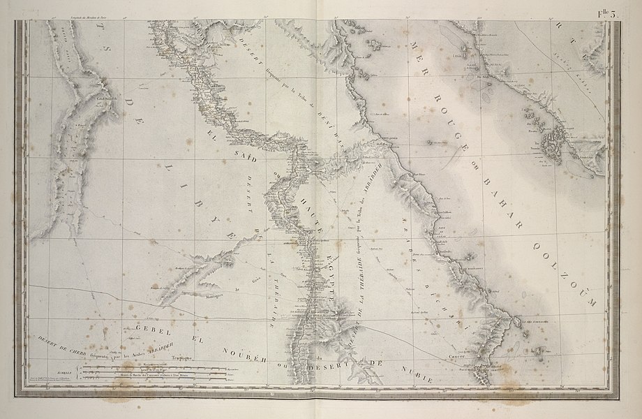 Flle.3 - El-Saîd ou Haute Égypte et Gebel el Noûbeh ou Désert de Nubie