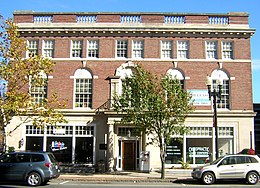 The Elks Building in Quincy, designed by J. Williams Beal, Sons and completed in 1924. Elks Building Quincy MA.jpg