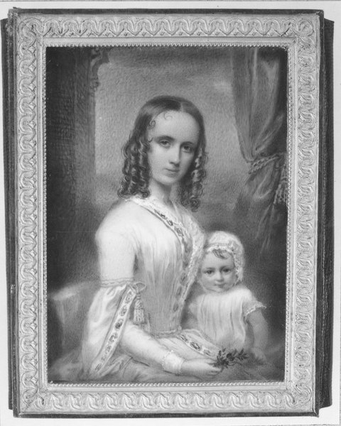 File:Emilie Högqvist, 1812-1846, och hennes son Max (Georg Kordik) - Nationalmuseum - 24241.tif