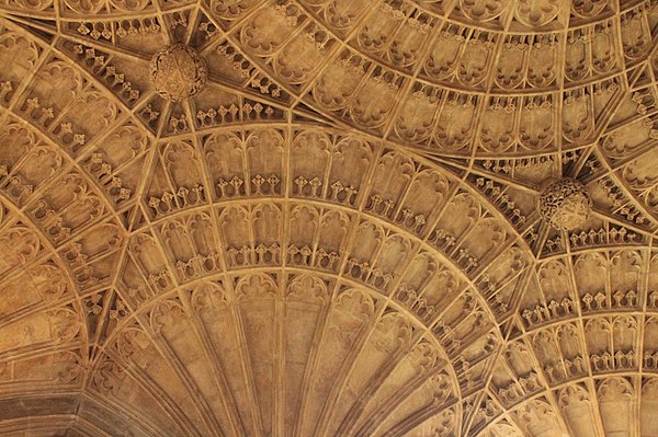 Fan vaulting (detail) in Peterborough Cathedral