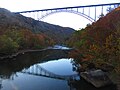 New River Bridge from Fayette Station Road