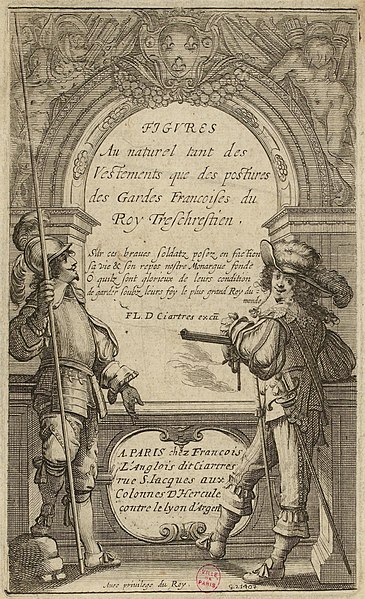 File:Figures au naturel tant des Vestements que des postures des Gardes Francoises du Roy Tres chrestien, G.65(2).jpg