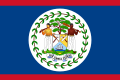 Bandera de Belice de 1981 a 2019.