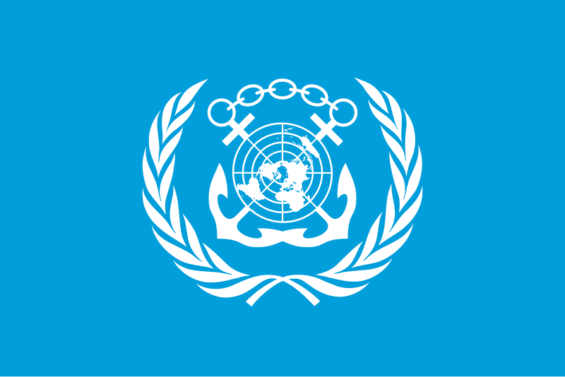 Datei:Flag of the International Maritime Organization.svg