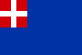 Variant flag used as naval ensign in the late 18th or early 19th century[12]
