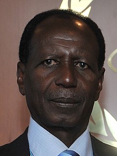Foumakoye Gado is a Nigerien politician who is currently serving as the Secretary-General of the Nigerien Party for Democracy and Socialism (PNDS-Tarayya). He served in the government of Niger as Minister of Mines and Energy from April 1993 to October 1994 and he held the same post for a second time from April 2011 to September 2011. He has served as Minister of Oil since September 2011, with responsibility for energy as well until October 2016.