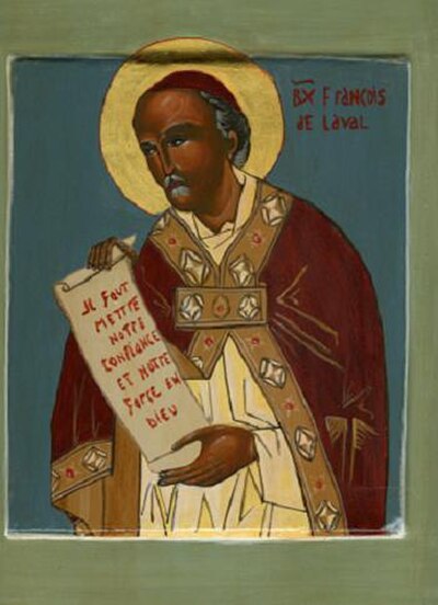 Icon of St François de Laval