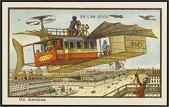 Air bus "Silfia" № 525 "Paris - Bordo" in the year 2000. France, 1900 or 1910