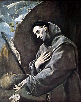 El Greco: Franjo Asiški osnivač Franjevačkog reda