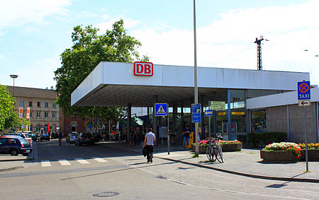 Frankenthal Bahnhof 20100709