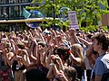 * Nomination People holding hands at FridaysForFuture protest Berlin --GPSLeo 10:33, 3 October 2019 (UTC) * Decline  Oppose Sorry! I do not think that the photo is compatible with the DGSVO/GDPR. --Steindy 22:07, 7 October 2019 (UTC)