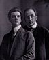Friedrich Wolters (links) mit Berthold Vallentin, 1910