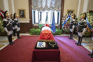 <span class="mw-page-title-main">Death and state funeral of Giorgio Napolitano</span> State funeral of the 11th president of Italy