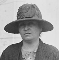 Gabriela Mistral en 1924.