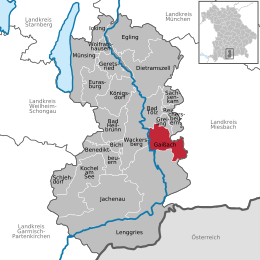 Gaißach - Localizazion