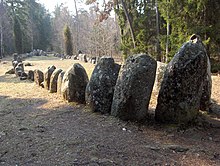 The largest of the stone ships in Gnisvärd