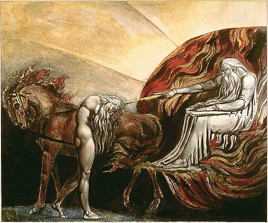 God Judging Adam by William Blake, 1795, Tate Collection