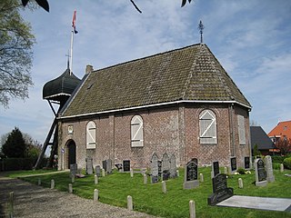 Goingarijp Village in Friesland, Netherlands