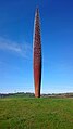 The Golden sculpture landmark in Tunstall, Stoke-on-Trent