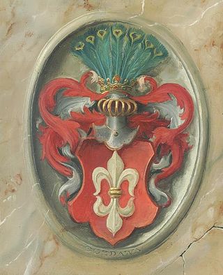 Oil painting (2005) of the Coat of arms of Gozdawa