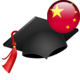 Graduation hat with PRC flag.png