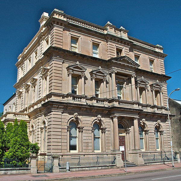 The former Commercial Banking Company of Sydney building, completed in 1887