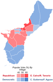 Guam gubernatorial election, 2010 results by village.svg