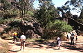 People on top of the rock