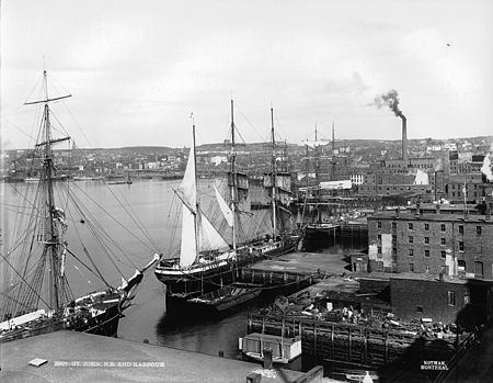 Saint John Harbour around 1898 Harbour, St. John, NB, about 1898.jpg