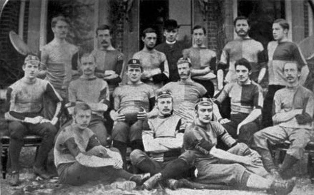 A Harlequin F.C. team c. 1881