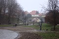 Čeština: Park ve městě Hnězdno, Polsko