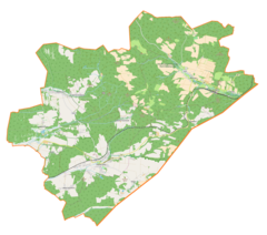 Mapa lokalizacyjna gminy Horyniec-Zdrój