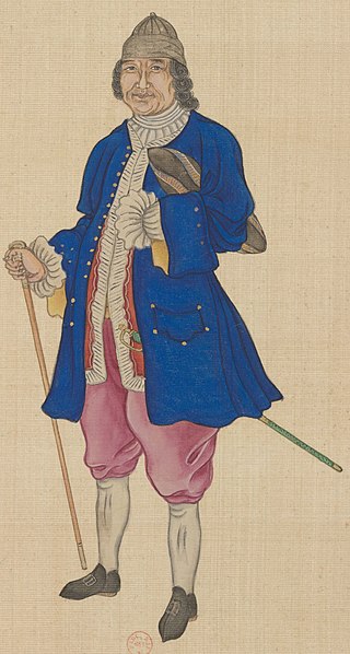 File:Huang Qing Zhigong Tu - 030 - Barbarian man of France (Falanxi).jpg