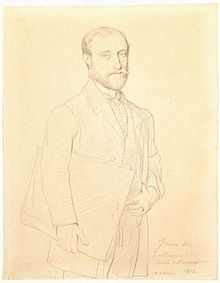 Hubert Rohault de Fleury oleh Ingres.jpg