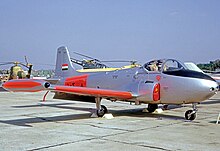 Jet Provost T52 of the Iraq Air Force at the Farnborough Air Show in 1964 Hunting Jet Provost 603 Iraq FAR 12.09.64 edited-2.jpg