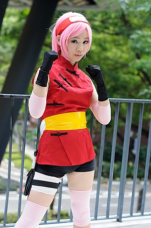 ICDS cosplayer of Sakura Haruno, Naruto 20150822c.jpg