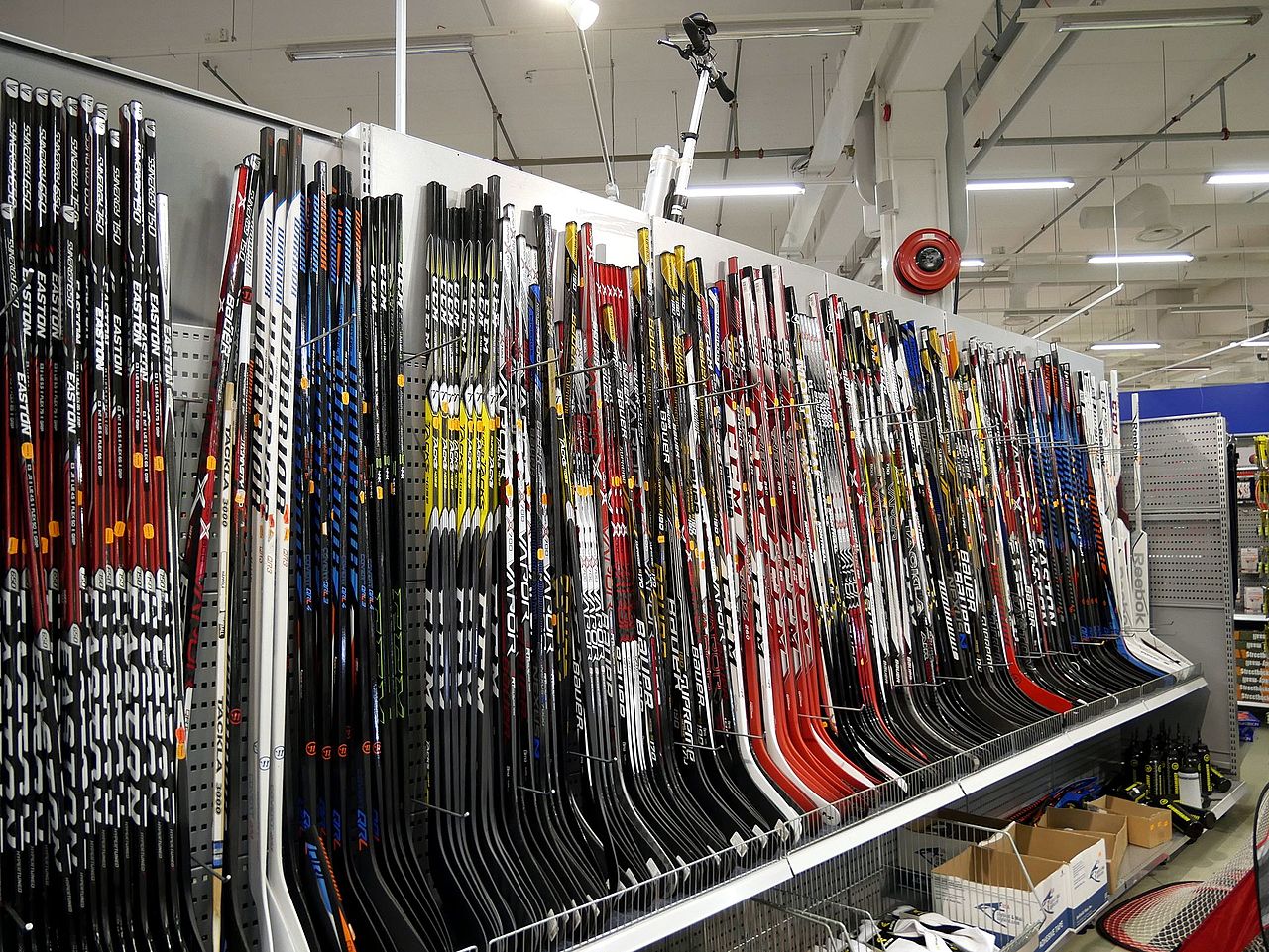 FileIce hockey sticks in store 20170613.jpg