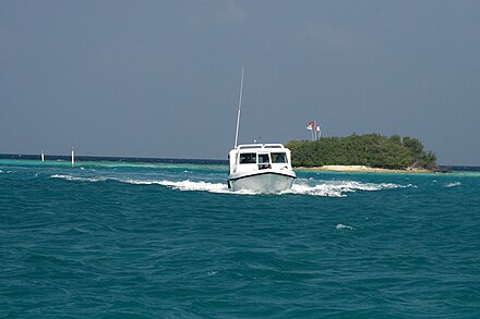 Ferry next to Kani island