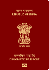 Indian Diplomatic Passport (2021)